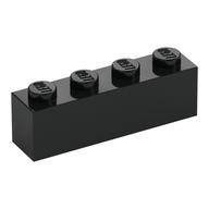 Brick 1 x 4 (Black)