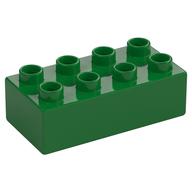 Duplo Brick 2 x 4 (Green)