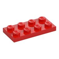 Plate 2 x 4 (Red)