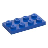 Plate 2 x 4 (Blue)
