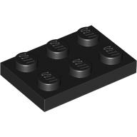 Plate 2 x 3 (Black)