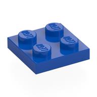 Plate 2 x 2 (Blue)