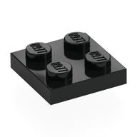 Plate 2 x 2 (Black)