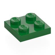 Plate 2 x 2 (Green)