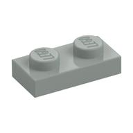 Plate 1 x 2 (Light Gray)