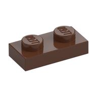 Plate 1 x 2 (Brown)