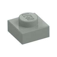 Plate 1 x 1 (Light Gray)