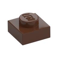 Plate 1 x 1 (Brown)