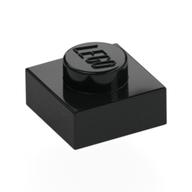 Plate 1 x 1 (Black)