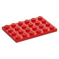 Plate 4 x 6 (Red)