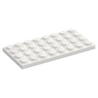 Plate 4 x 8 (White)