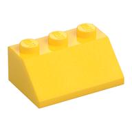 Brick Sloped 45° 2 x 3 (Yellow)