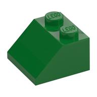Brick Sloped 45° 2 x 2 (Green)