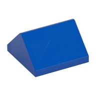 Brick Sloped 45° 2 x 2 Double (Blue)