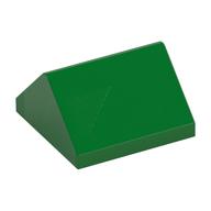 Brick Sloped 45° 2 x 2 Double (Green)