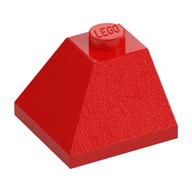 Brick Sloped 45° 2 x 2 Double Convex (Red)