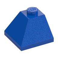 Brick Sloped 45° 2 x 2 Double Convex (Blue)