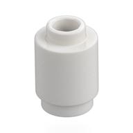 Brick Round 1 x 1 Open Stud (White)