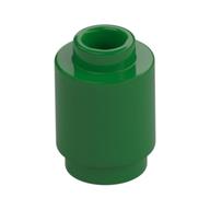 Brick Round 1 x 1 Open Stud (Green)