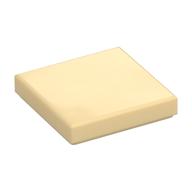 Tile 2 x 2 with Groove (Tan)