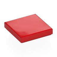 Tile 2 x 2 with Groove (Red)