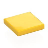 Tile 2 x 2 with Groove (Yellow)