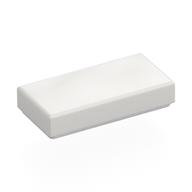 Tile 1 x 2 with Groove (White)