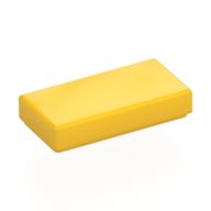 Tile 1 x 2 with Groove (Yellow)