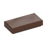 Tile 1 x 2 with Groove (Brown)