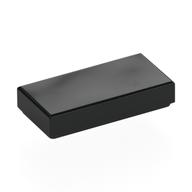 Tile 1 x 2 with Groove (Black)
