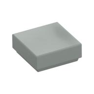 Tile 1 x 1 with Groove (Light Gray)