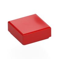 Tile 1 x 1 with Groove (Red)
