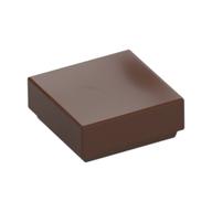 Tile 1 x 1 with Groove (Brown)