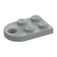 Plate Special 3 x 2 with Rounded End, Hole (Light Gray)