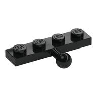 Plate Special 1 x 4 with Towball (Black)
