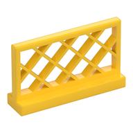 Fence Lattice 1 x 4 x 2 (Yellow)