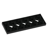 Technic Plate 2 x 6 [5 Holes] (Black)