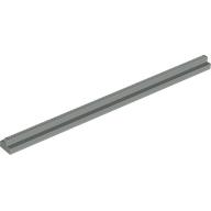 Vehicle Track, Train, Slotted Rail Straight (Light Gray)