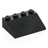 Brick Sloped 33° 3 x 4 (Black)