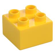 Duplo Brick 2 x 2 (Yellow)