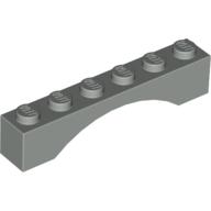 Brick Arch 1 x 6 (Light Gray)
