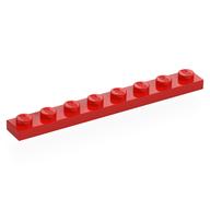 Plate 1 x 8 (Red)