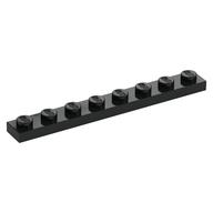 Plate 1 x 8 (Black)