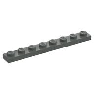 Plate 1 x 8 (Dark Gray)