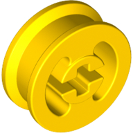 Wheel with Split Axle hole (Yellow)