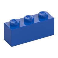 Brick 1 x 3 (Blue)