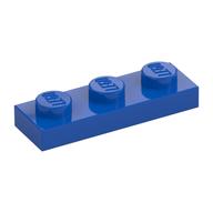 Plate 1 x 3 (Blue)