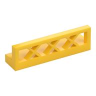 Fence Lattice 1 x 4 x 1 (Yellow)