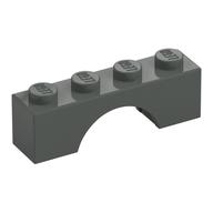 Brick Arch 1 x 4 (Dark Gray)