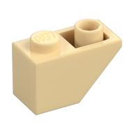 Brick Sloped Inverted 45° 2 x 1 (Tan)